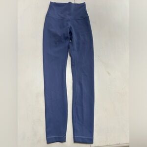 Blue lululemon align leggings